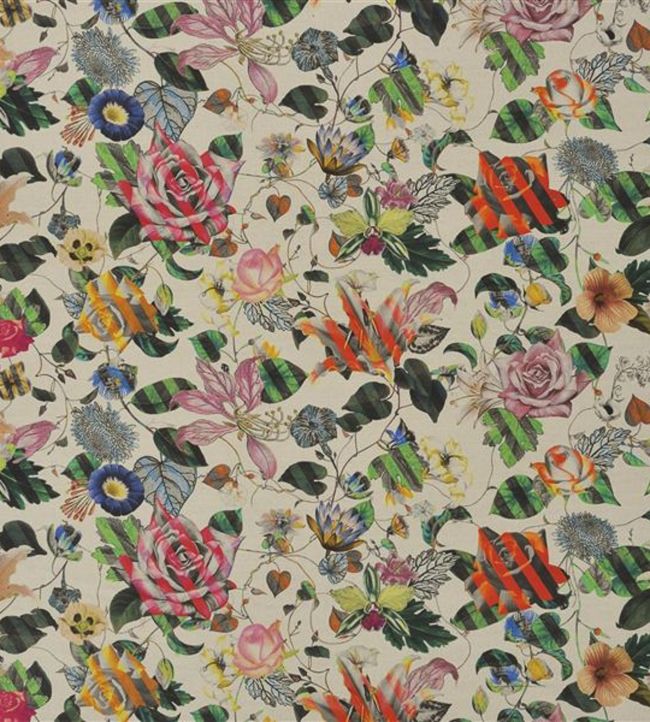 Malmaison Naturel Fabric by Christian Lacroix in Argile Jane Clayton