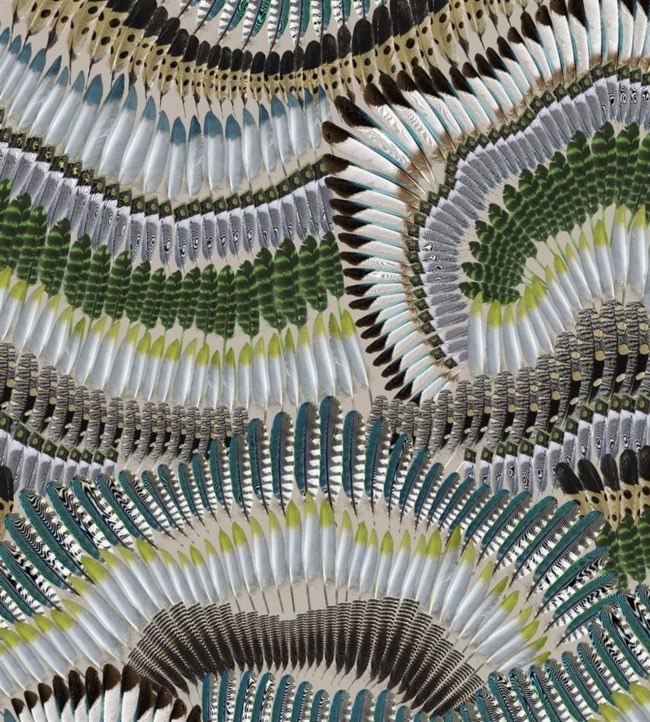 Prête-Moi Ta Plume Mural by Christian Lacroix Printemps
