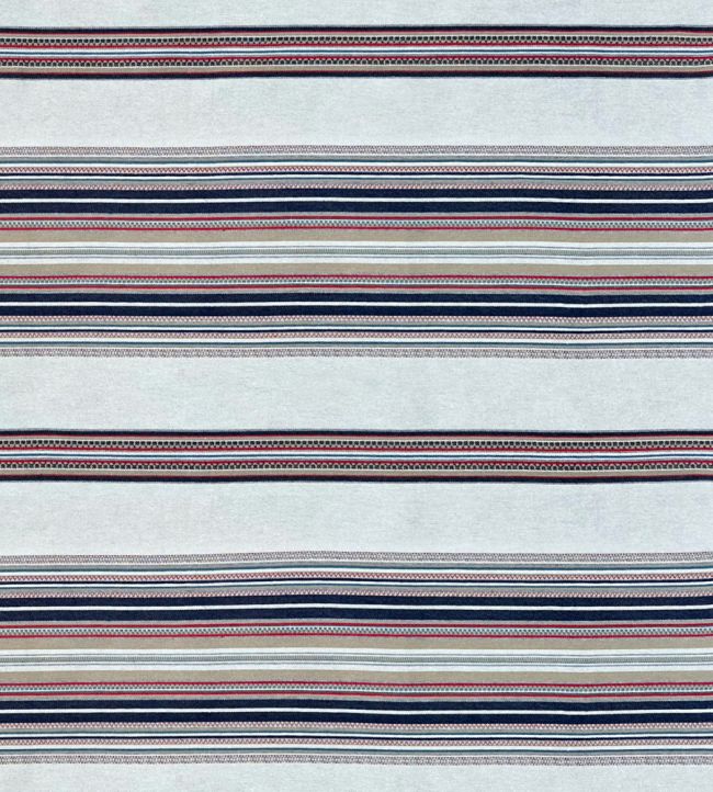 Claiborne Fabric by Madeaux 01 Red and Blue