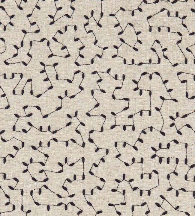 Bibury Fabric by Clarke & Clarke Midnight