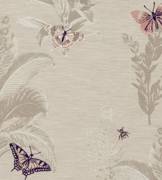 Monarch Fabric by Clarke & Clarke Damson