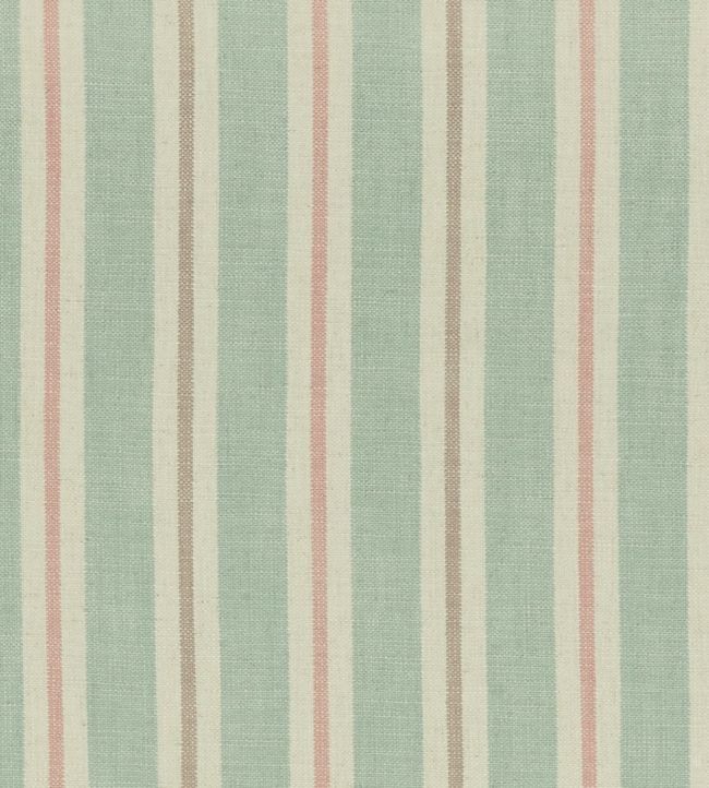 Sackville Stripe Fabric by Clarke & Clarke Mineral/Blush