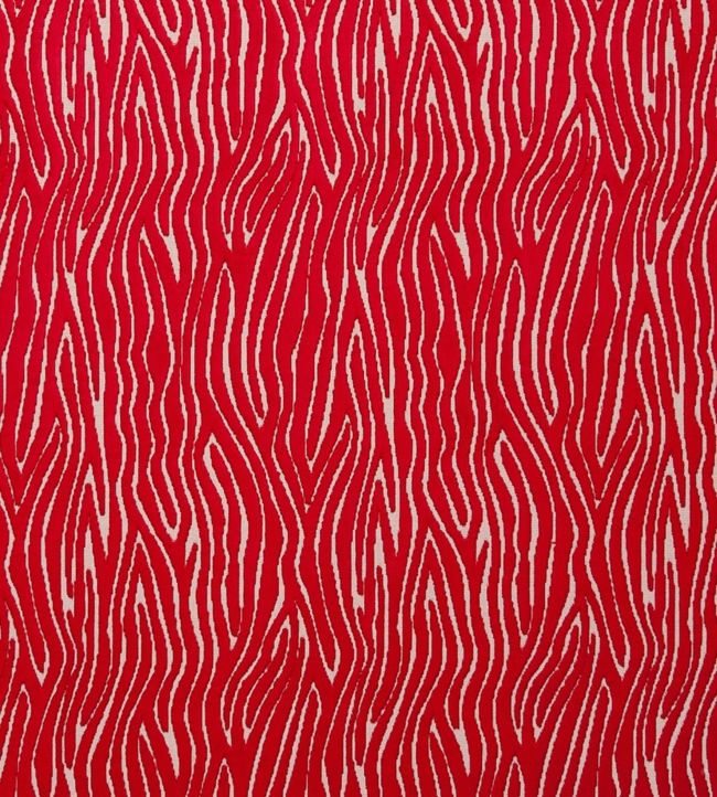 Onda Fabric by Clarke & Clarke Rouge