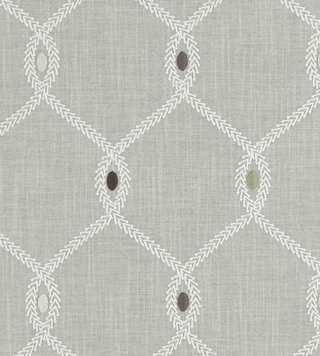 Opus Fabric by Clarke & Clarke Silver