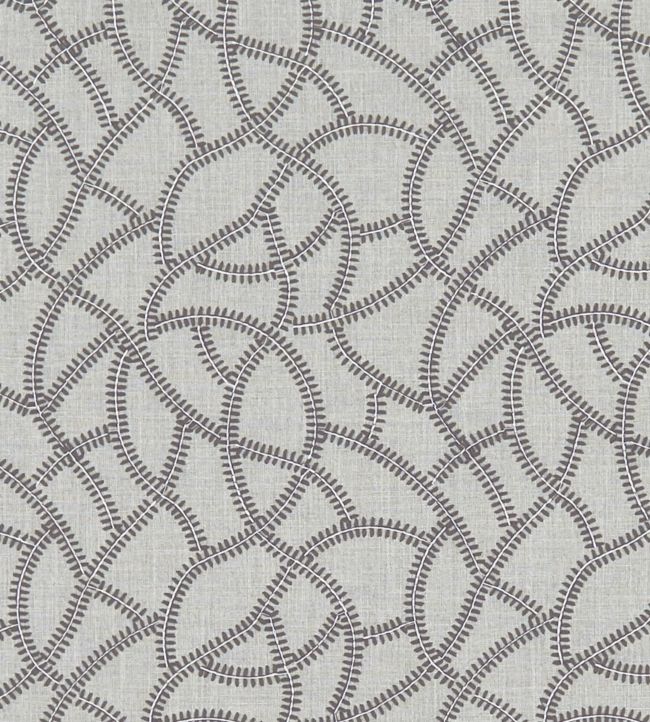 Panache Fabric by Clarke & Clarke Charcoal