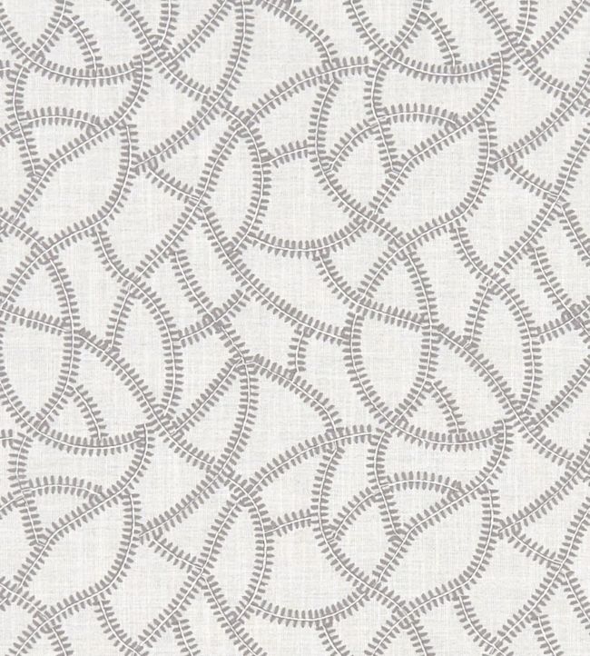 Panache Fabric by Clarke & Clarke Silver