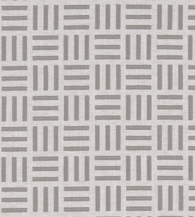 Parallel Fabric by Clarke & Clarke Silver