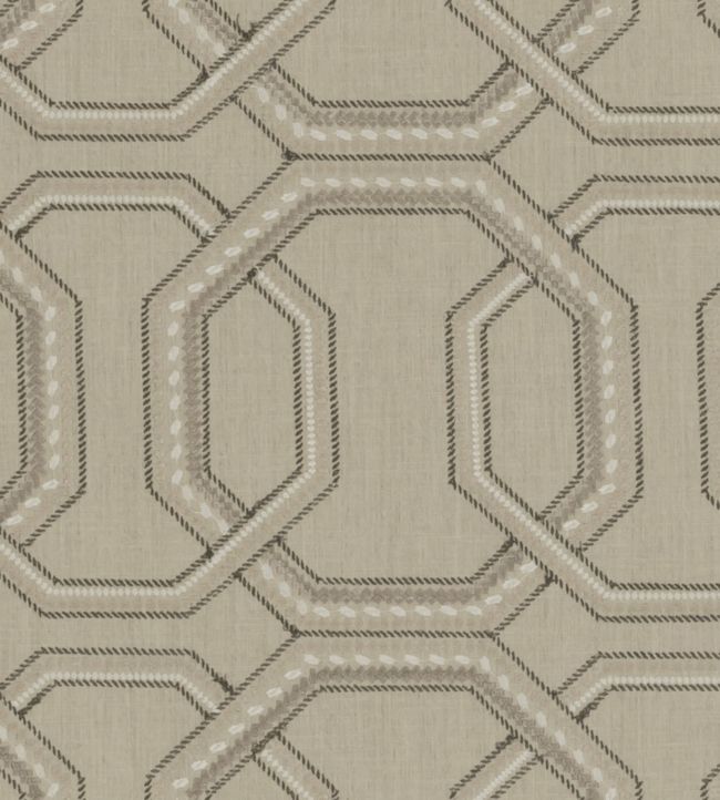 Repeat Fabric by Clarke & Clarke Linen