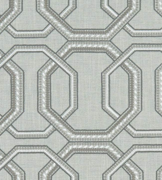 Repeat Fabric by Clarke & Clarke Silver