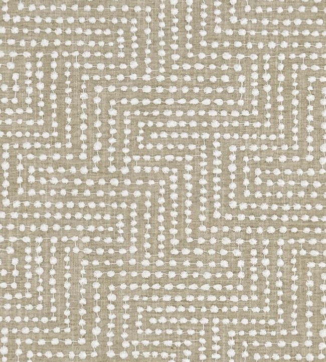 Solitaire Fabric by Clarke & Clarke Linen