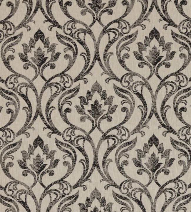 Leyburn Fabric by Clarke & Clarke in Charcoal | Jane Clayton