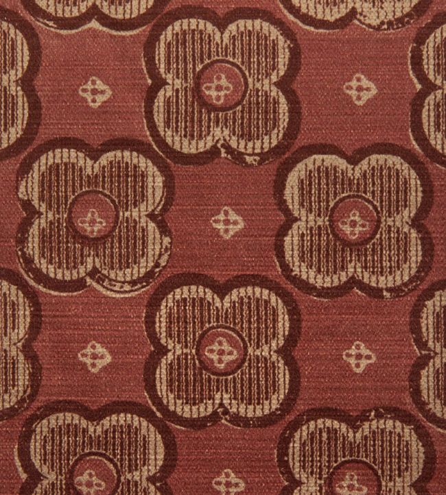 Clover Club in Vintage Velvet Fabric by Liberty Lacquer