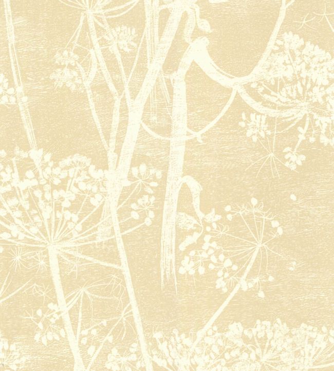 Cow Parsley Wallpaper by Cole & Son Warm Sand