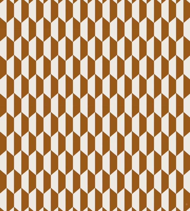 Tile Fabric by Cole & Son Bronze/Cream