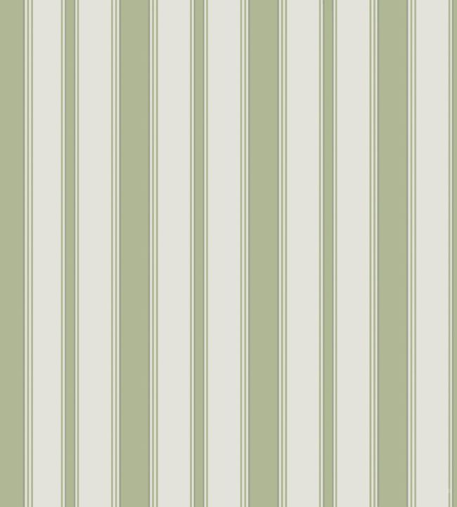 Cambridge Stripe Wallpaper by Cole & Son in Leaf Green | Jane Clayton