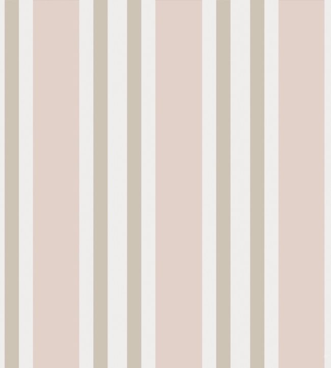 Polo Stripe Wallpaper by Cole & Son Soft Pink