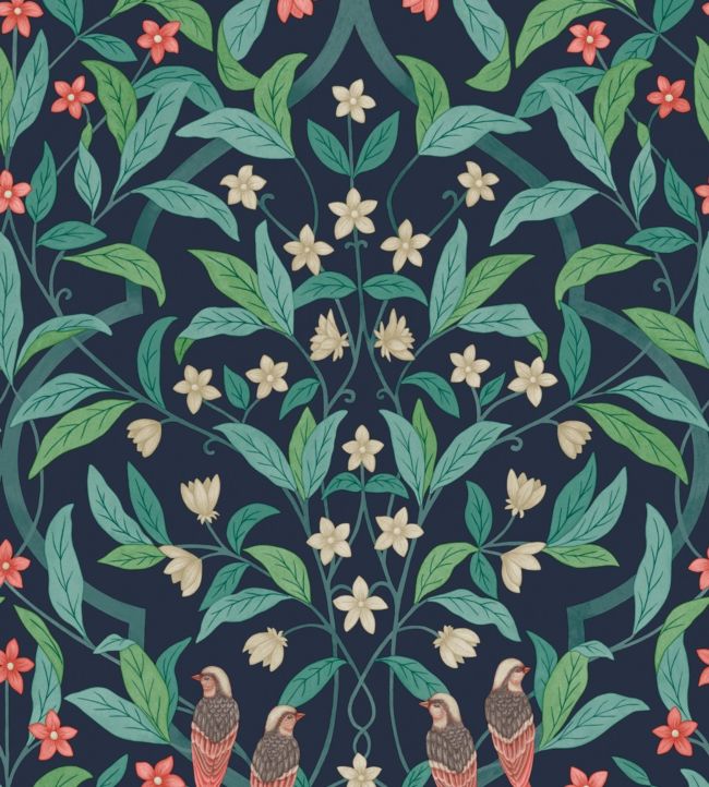 Jasmine And Serin Symphony Wallpaper by Cole & Son 10030