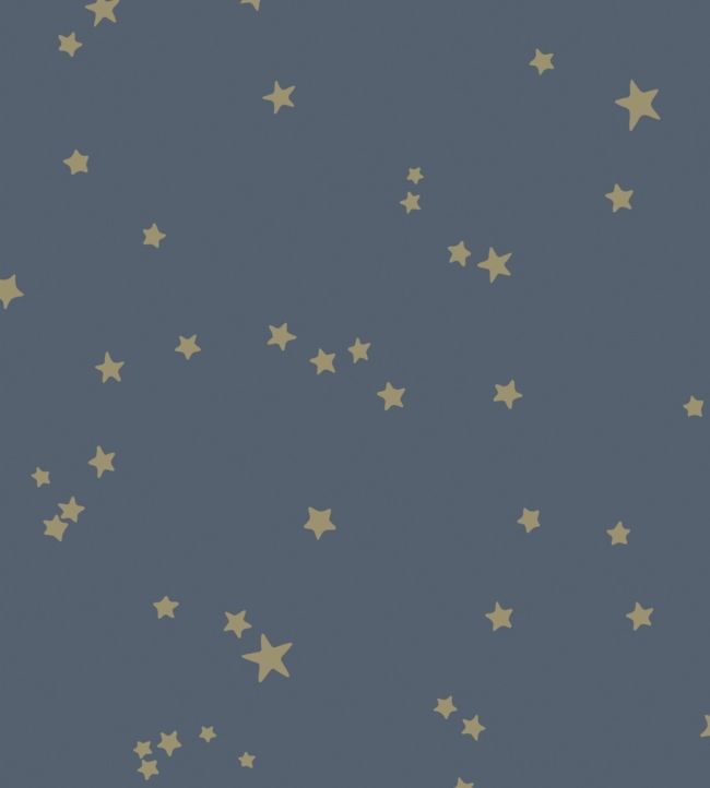 Stars Wallpaper By Cole Son In Midnight Blue Jane Clayton - Midnight Blue Wallpaper Uk