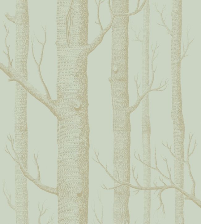 Woods Wallpaper by Cole & Son Green & Gold
