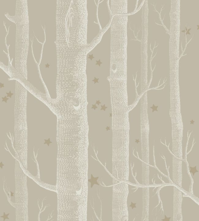 Woods & Stars Wallpaper by Cole & Son in Linen | Jane Clayton