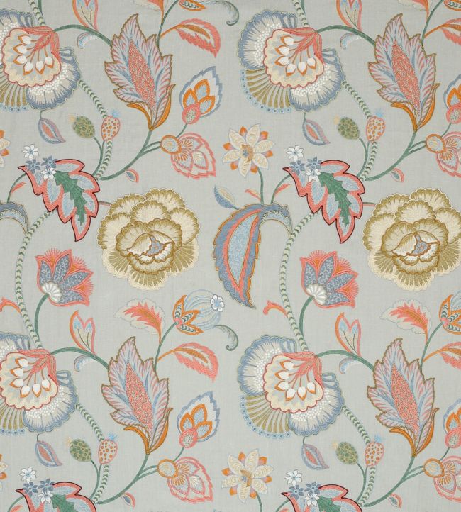 Carmen Fabric by Colefax and Fowler Aqua