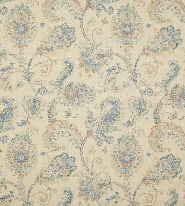 Cassius Fabric by Colefax and Fowler Teal/Blue