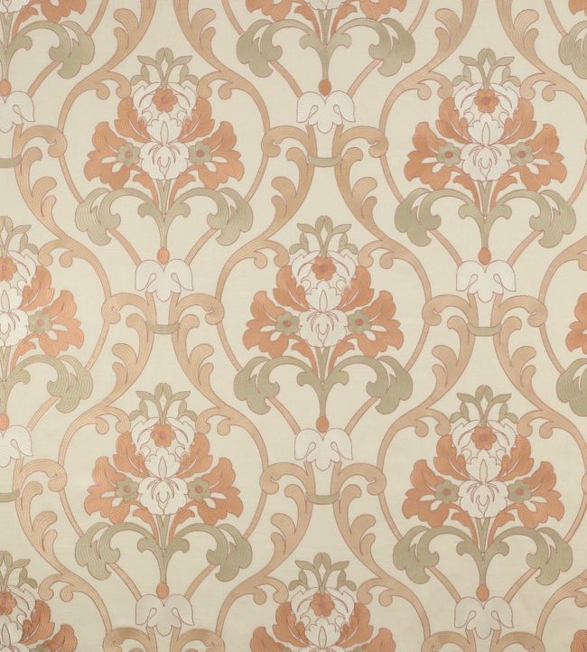 Lombard Fabric by Colefax and Fowler Antique Rose