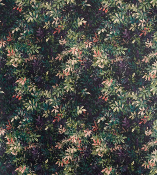 Congo Fabric by Clarke & Clarke Amethyst/Emerald