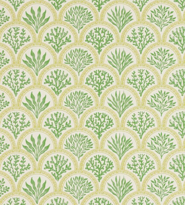 Coralli Wallpaper by Jane Churchill Green