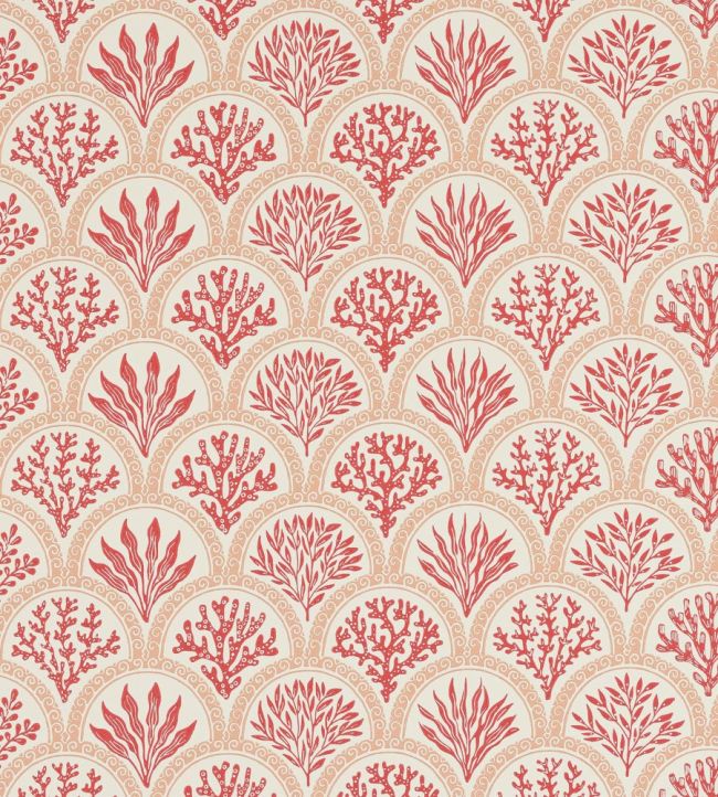 Red and clearance pink wallpaper