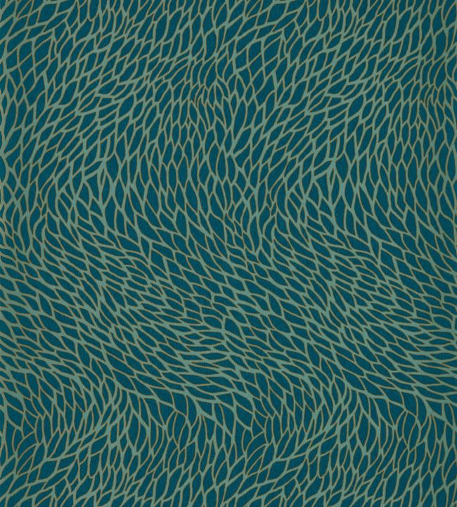 Corallino Wallpaper by Clarke & Clarke Teal