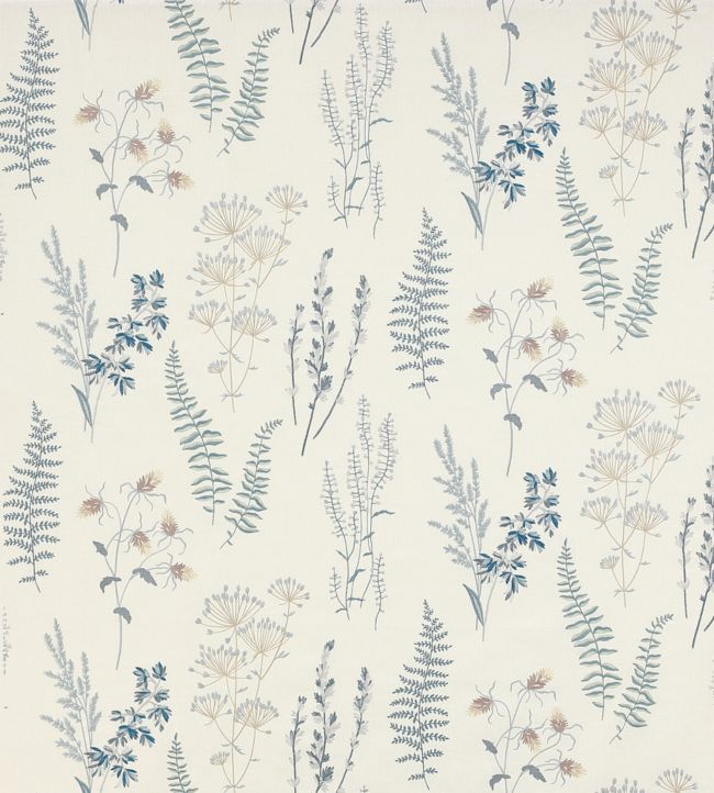 Corbell Fabric in Blue by Jane Churchill Jane Clayton