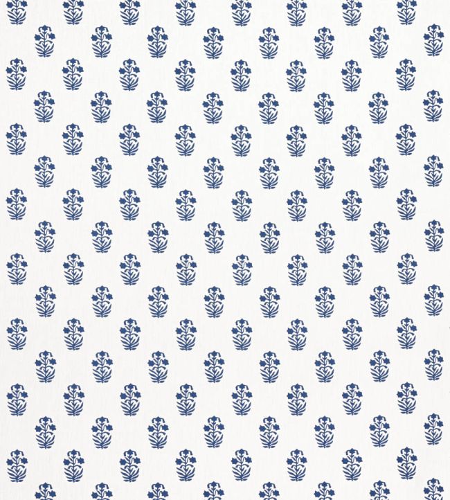 Corwin Fabric by Thibaut Navy on White