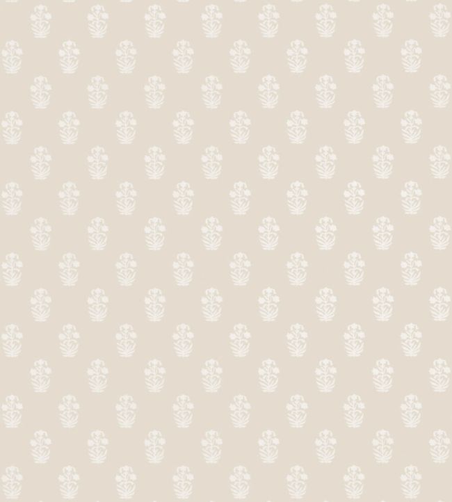 Corwin Wallpaper by Thibaut White on Natural