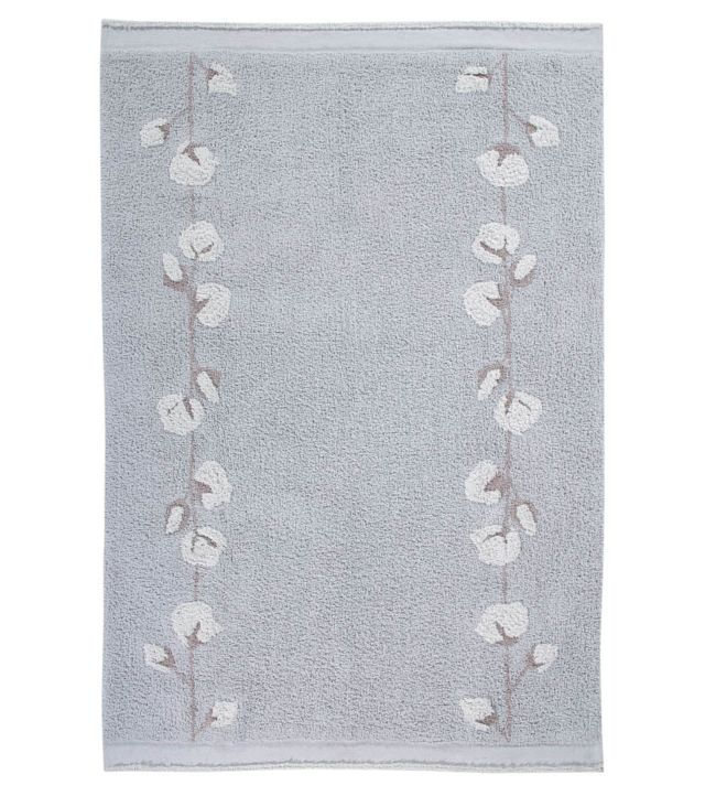 C-COT-BOLLS-Cotton Bolls-Rugs-Pearl Grey Pearl Grey