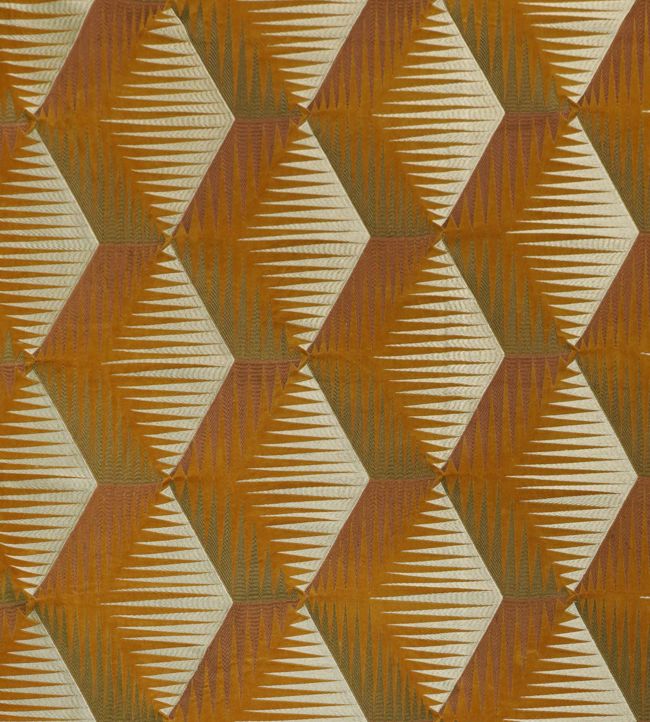 Cotton Club Fabric in Copper by Jim Thompson Jane Clayton