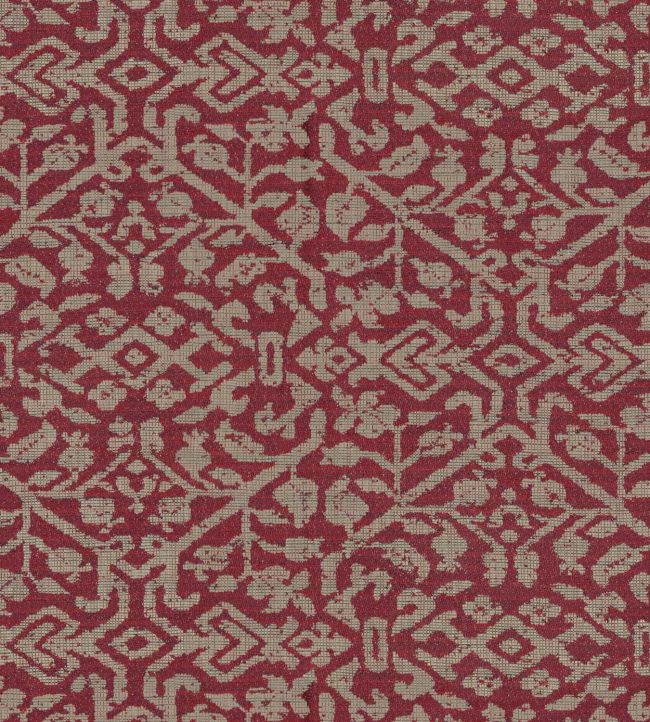 Cusco Fabric by Warner House Raspberry