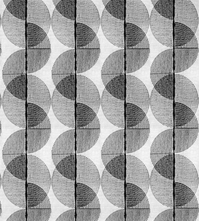 Cyclone Embroidery Fabric by Thibaut Onyx