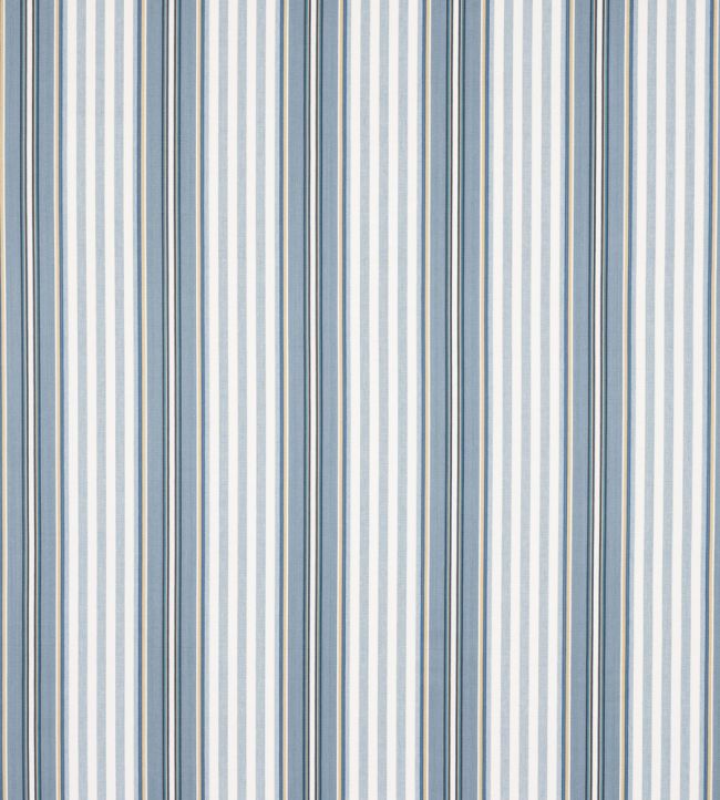 Deacon Stripe Fabric by Jane Churchill Blue