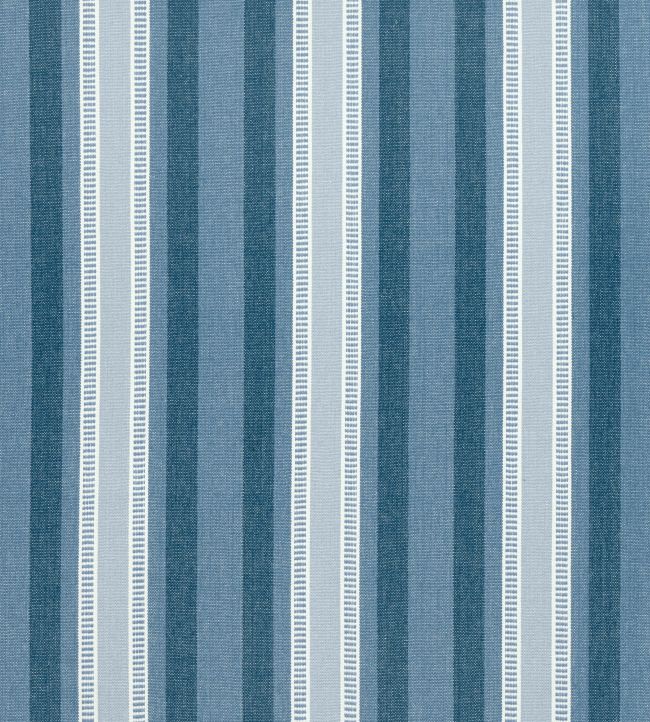 Dearden Stripe Fabric by Anna French Navy