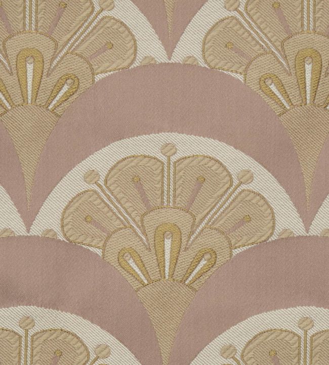 Deco Scallop in Multi Jacquard Fabric by Liberty Lacquer