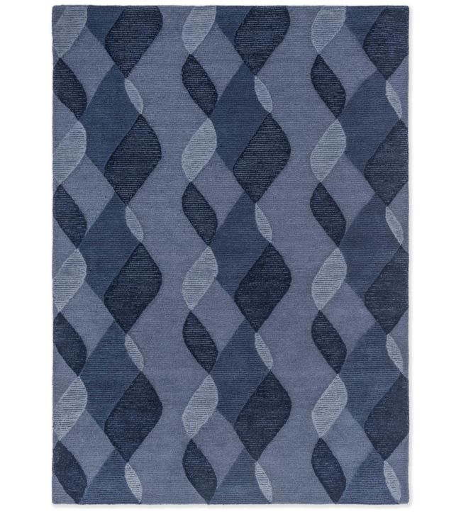 Brink & Campman Decor Riff rug Water Blue 98208140200 Water Blue
