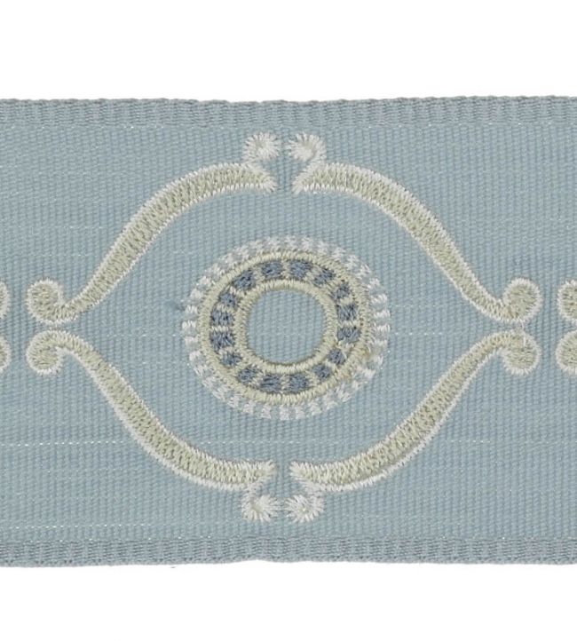 Delano Classic Braid Trimming by Colefax and Fowler Old Blue