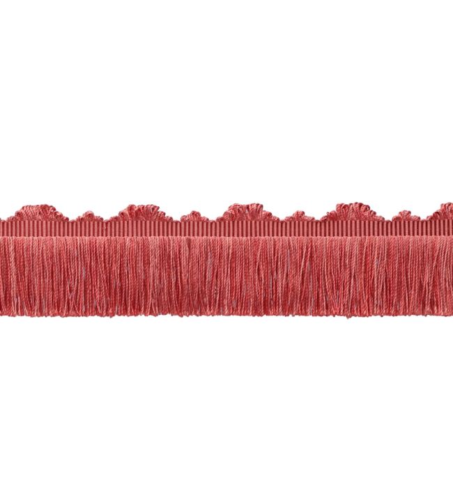 Delicat Silk Cut Fringe Trimming by Samuel & Sons Coral