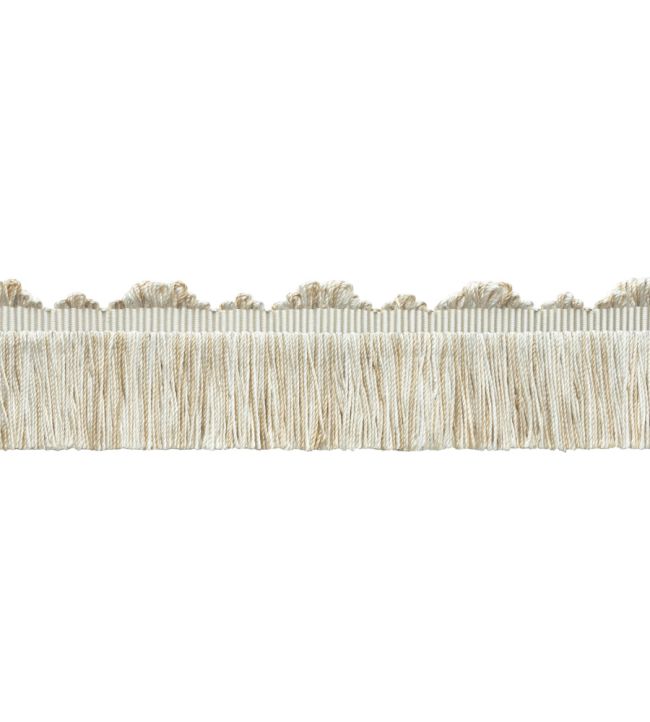 Delicat Silk Cut Fringe Trimming by Samuel & Sons Cream