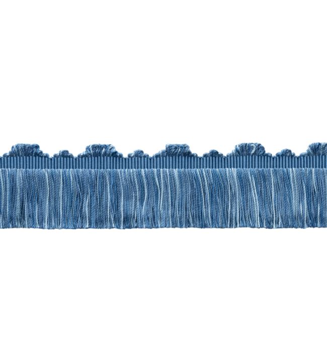 Delicat Silk Cut Fringe Trimming by Samuel & Sons French Blue