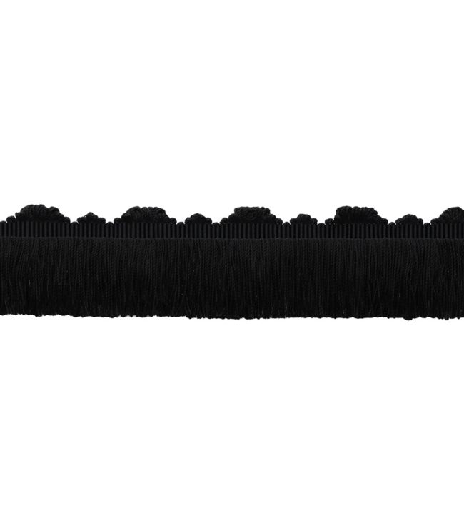 Delicat Silk Cut Fringe Trimming by Samuel & Sons Onyx
