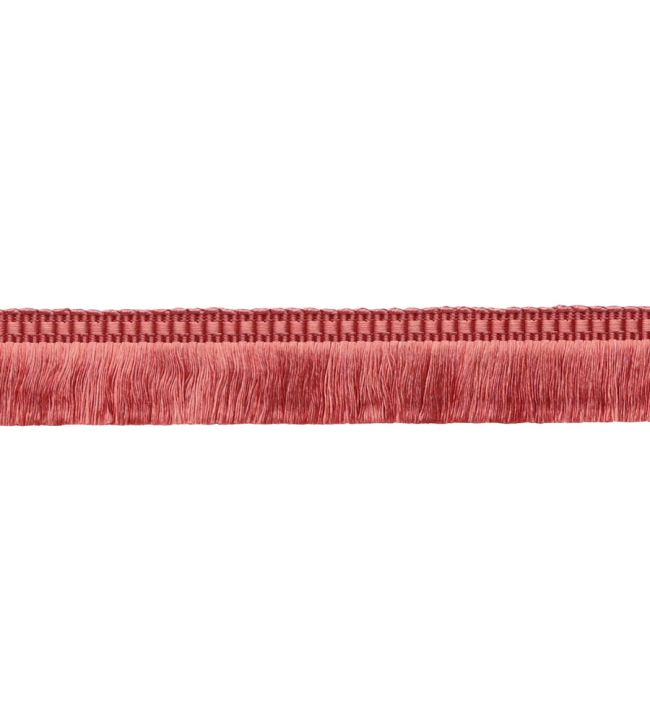 Delicat Silk Moss Fringe Trimming by Samuel & Sons Coral