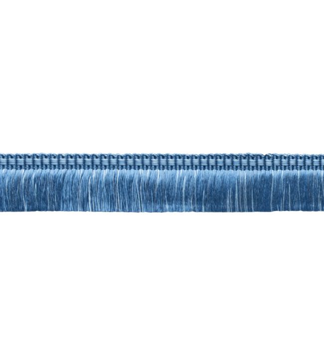 Delicat Silk Moss Fringe Trimming by Samuel & Sons French Blue