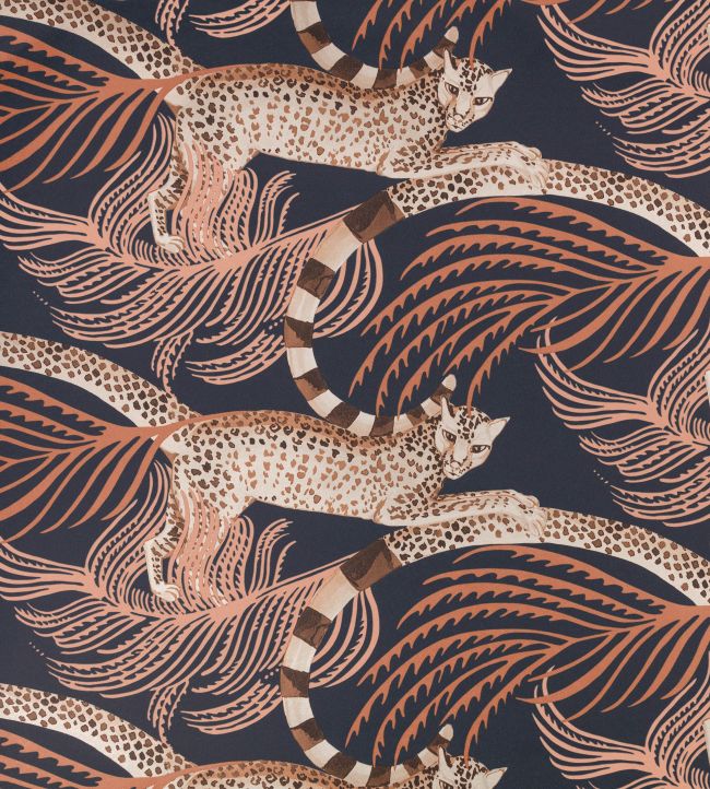 Delilah Wallpaper in Sienna by Temperley London for Romo Jane Clayton